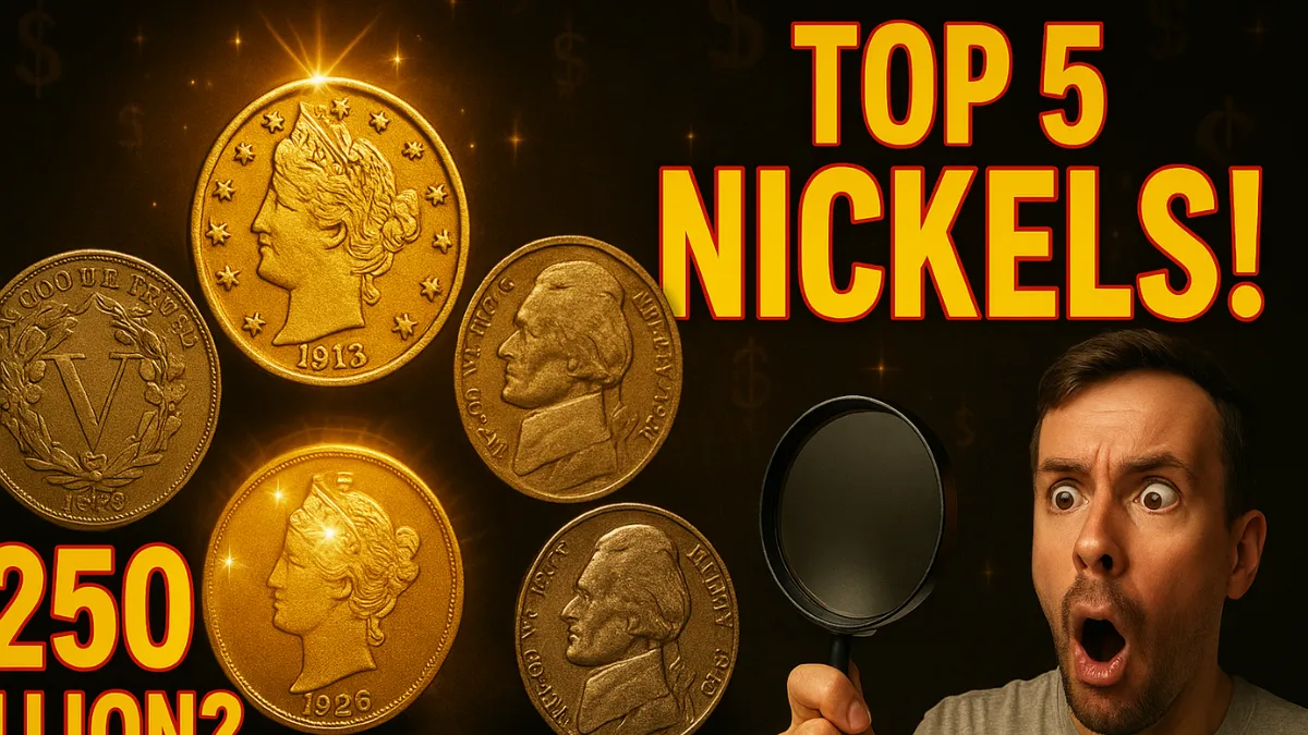 Top 5 Nickels Worth a Staggering $250 Million