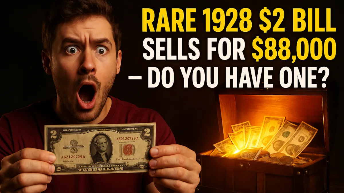 Rare 1928 $2 Bill Sells for $88,000: What Collectors Look For